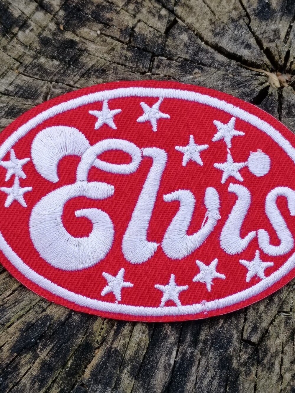 BAND PATCH- Elvis (Red) - Picture 3 of 5